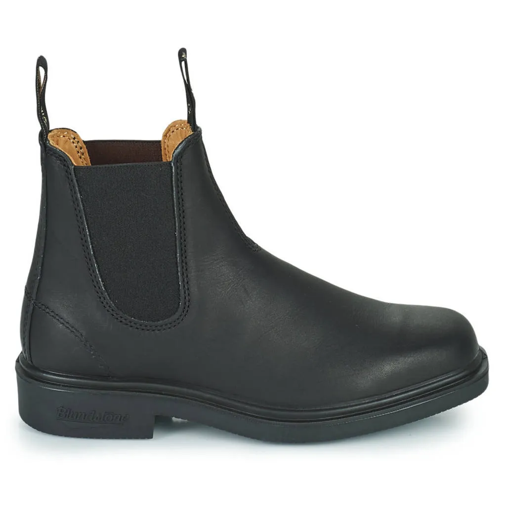 068 Water-Resistant Leather Unisex Chelsea Boots