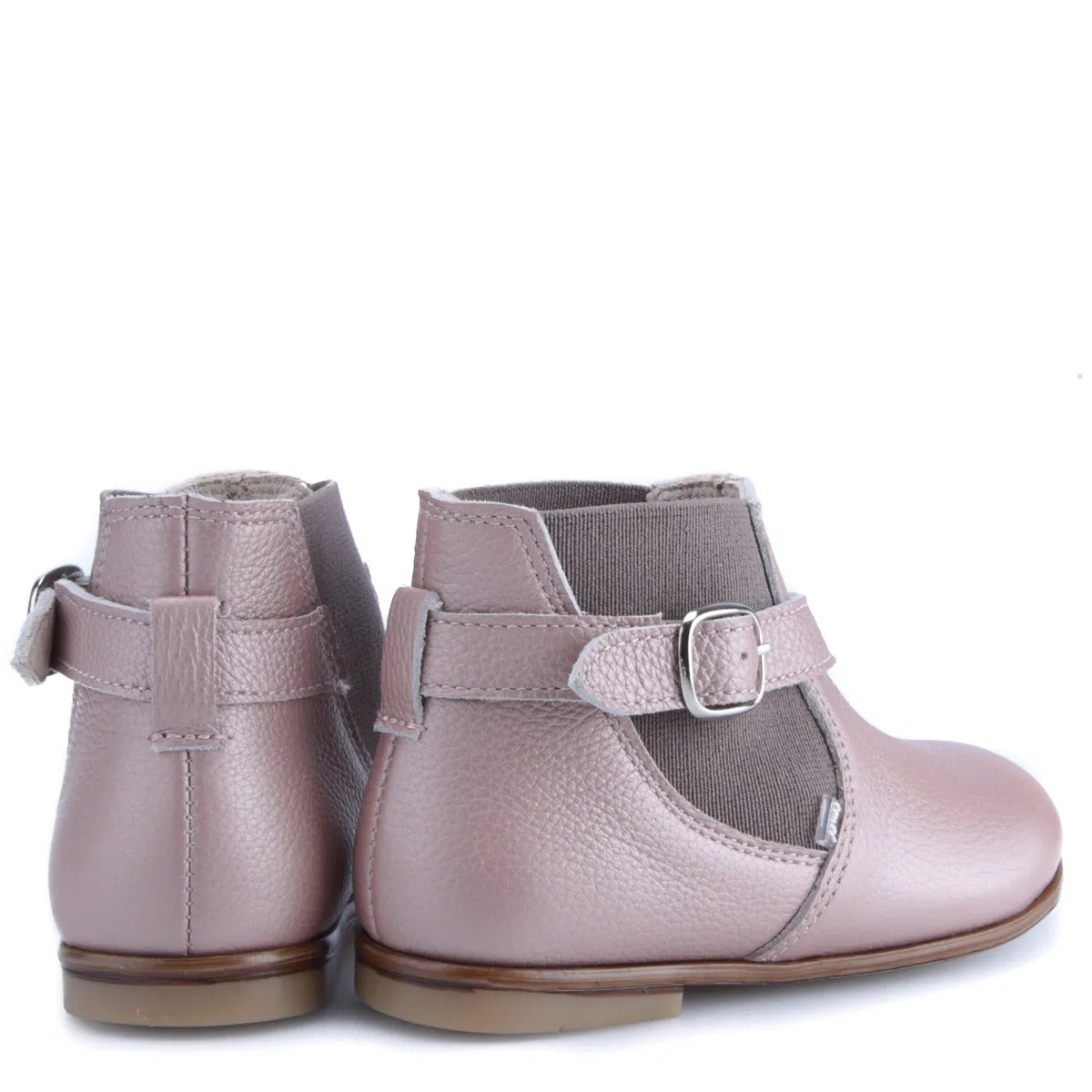 (2610-6) Emel Pink classic ankle boots