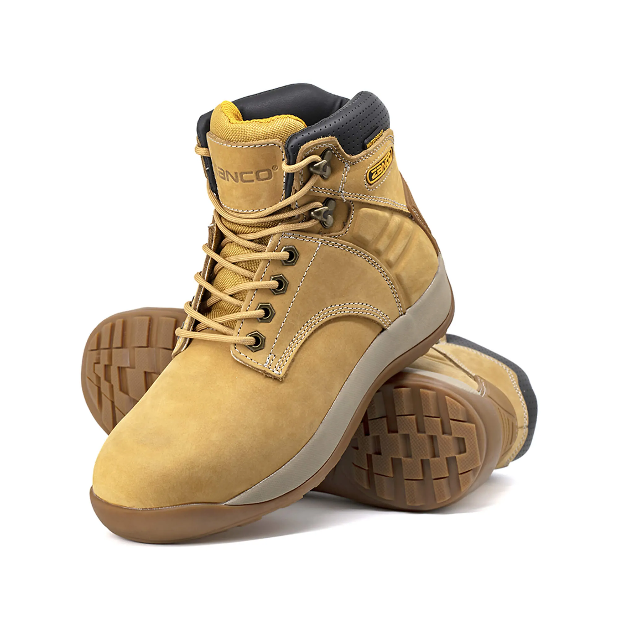 6" Steel Toe Work Boot Waterproof Wheat