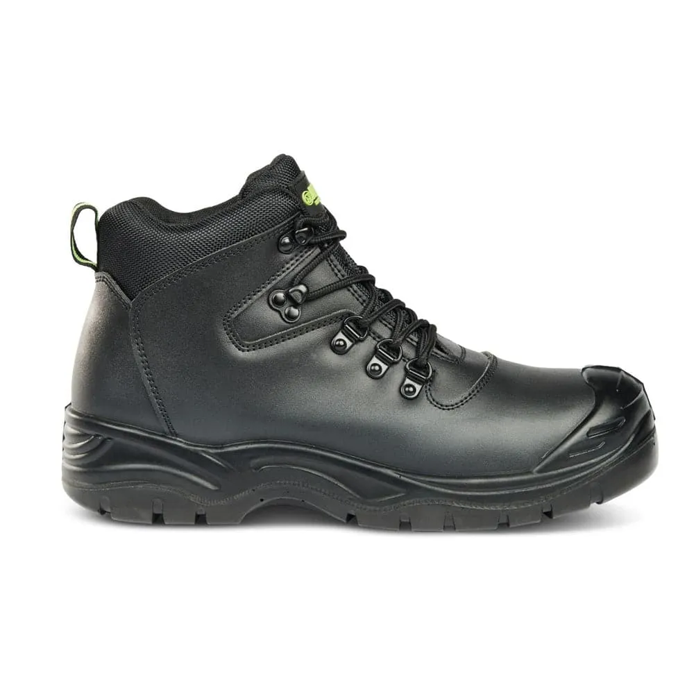 Apache Jupiter Black Mid-Cut Safety Work Boot