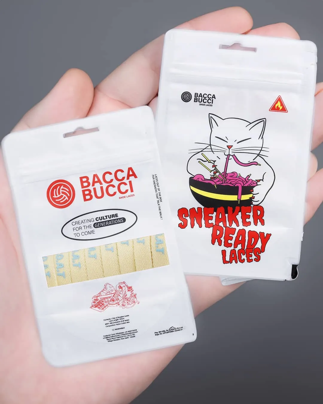 Bacca Bucci "G.O.A.T" Sneaker Laces