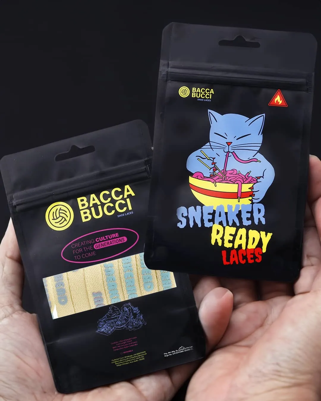 Bacca Bucci "SNEAKERHEAD" Sneaker Laces