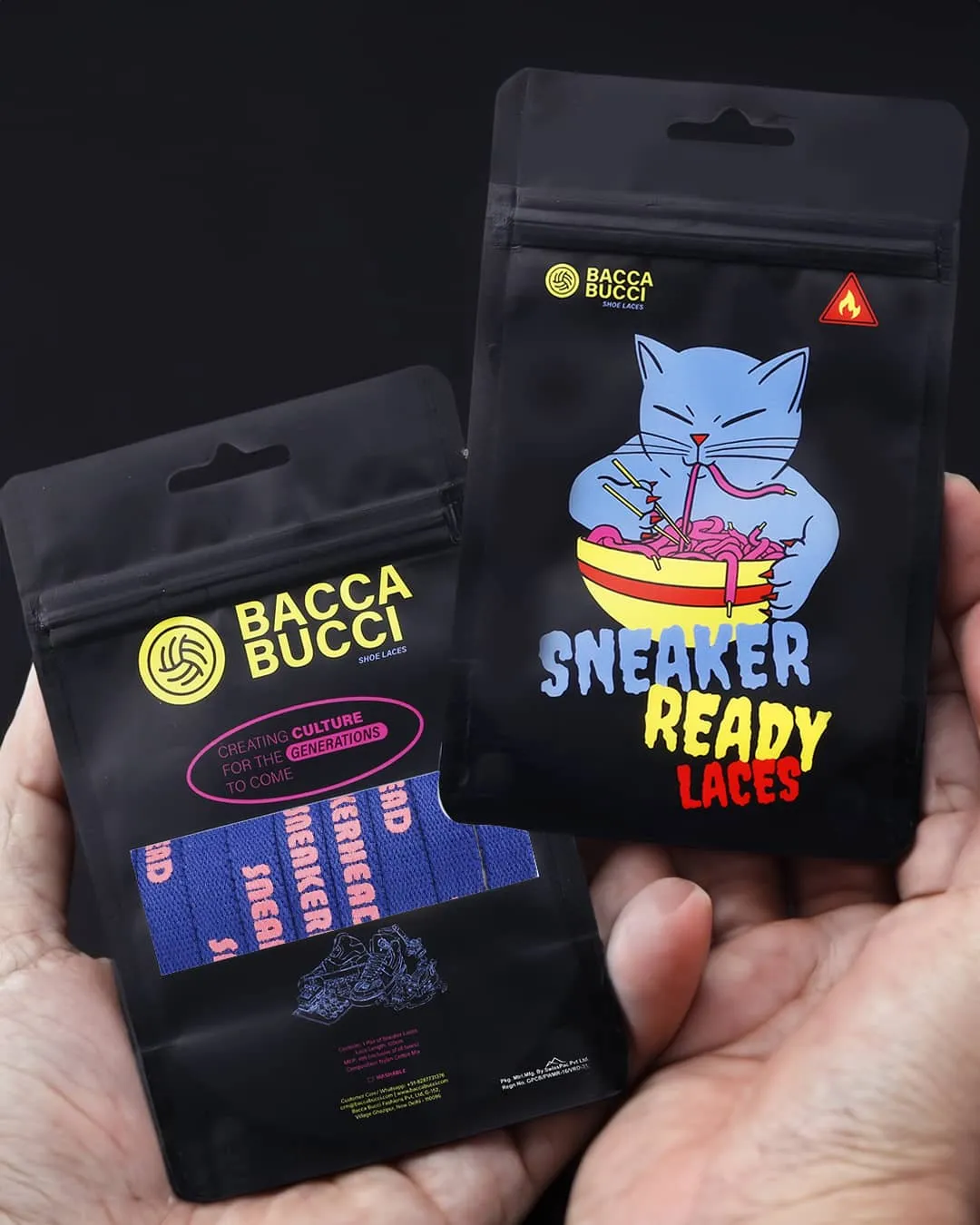 Bacca Bucci "SNEAKERHEAD" Sneaker Laces