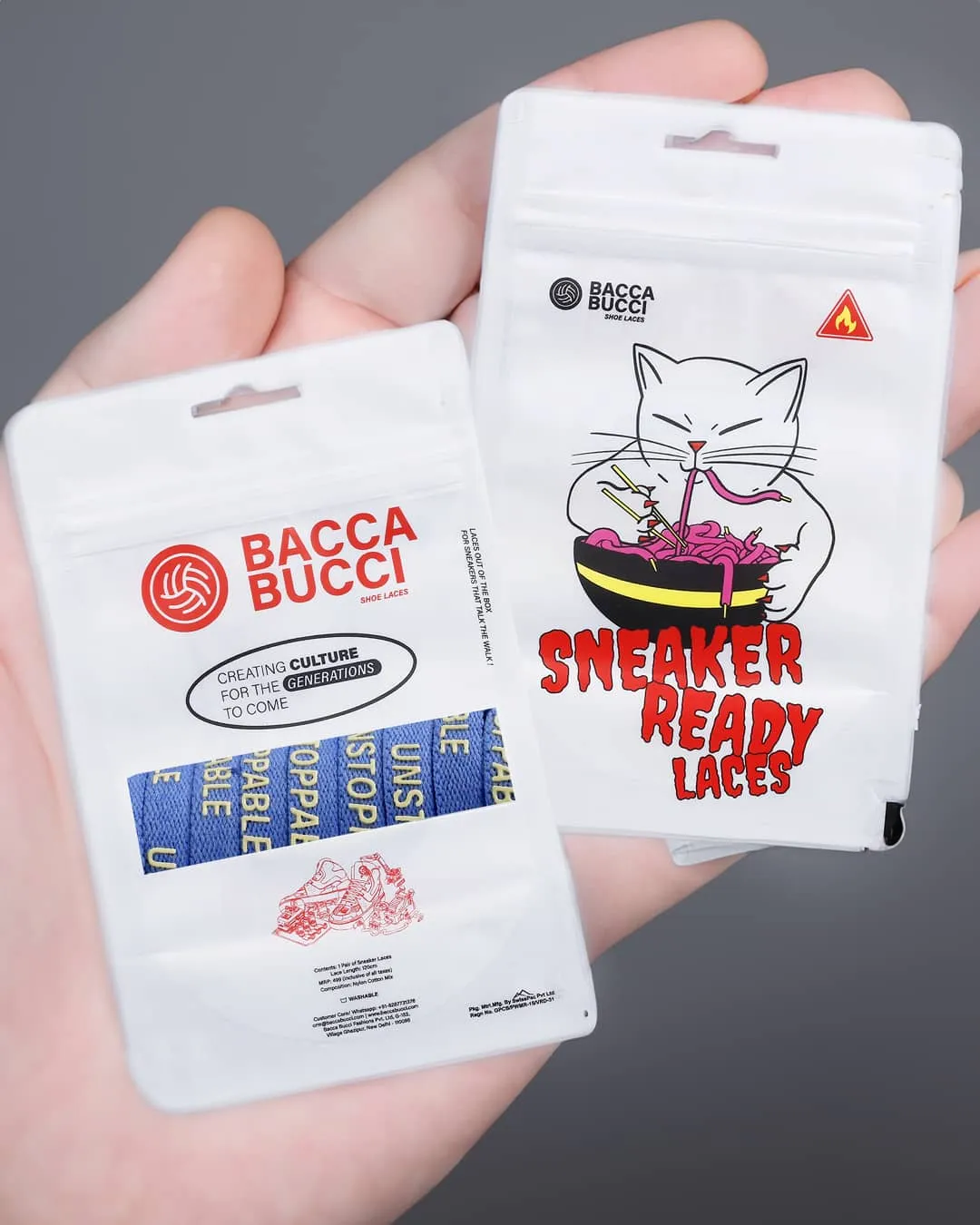 Bacca Bucci "Unstoppable" Sneaker Laces