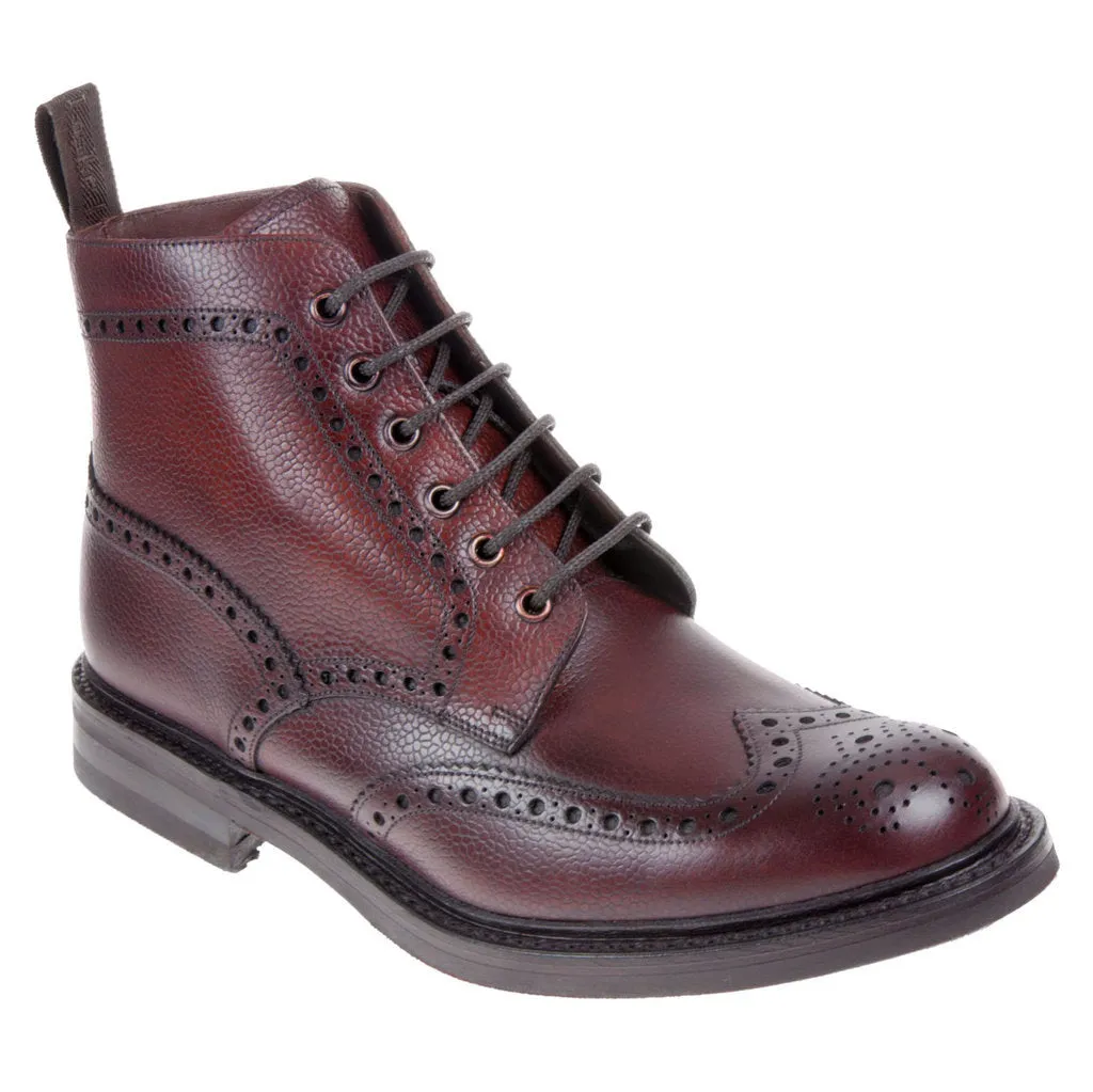 Bedale Burnished Leather Men's Brogue Derby Boots