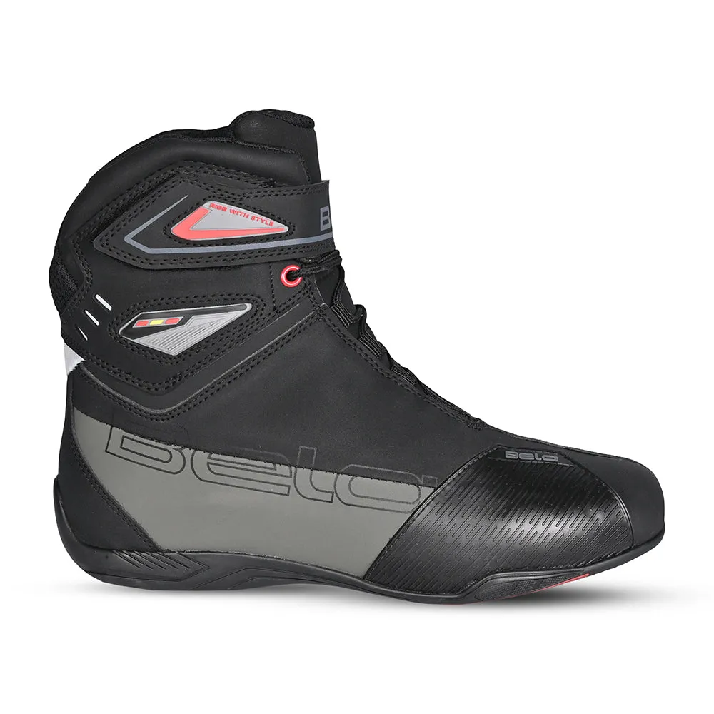 BELA Blaze Urban Motorcycle Boots Black Grey