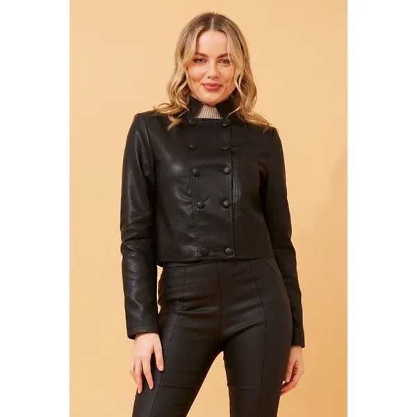 BINX VEGAN LEATHER JACKET