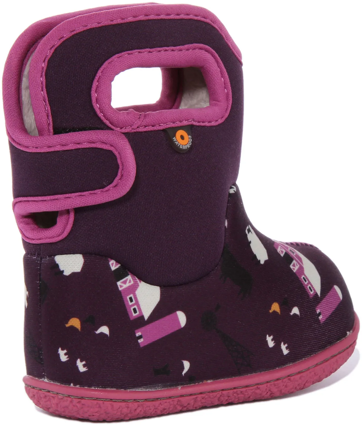 Bogs Baby Bogs Farm In Purple For Infants