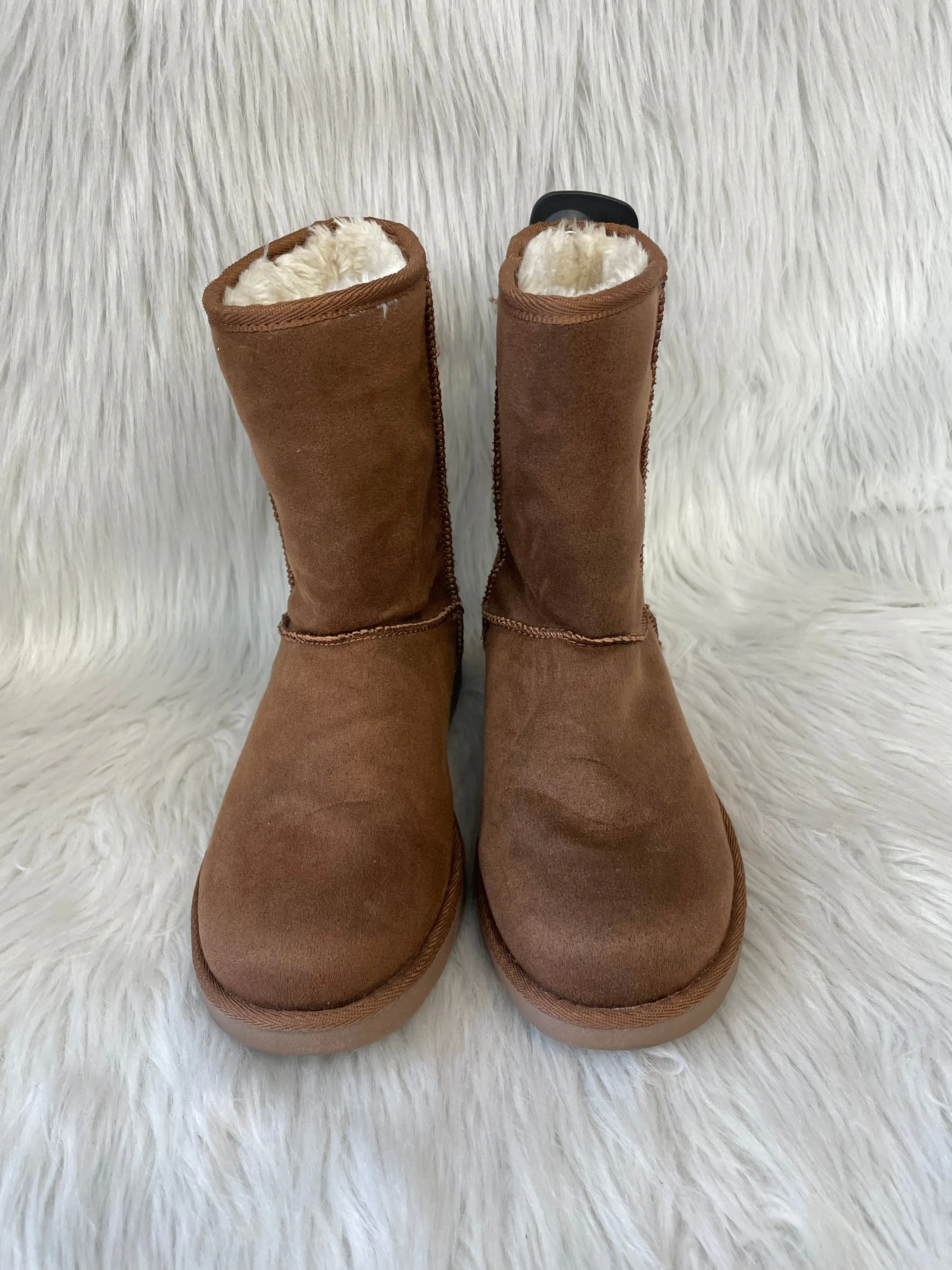 Boots Snow By Cme In Brown, Size: 6