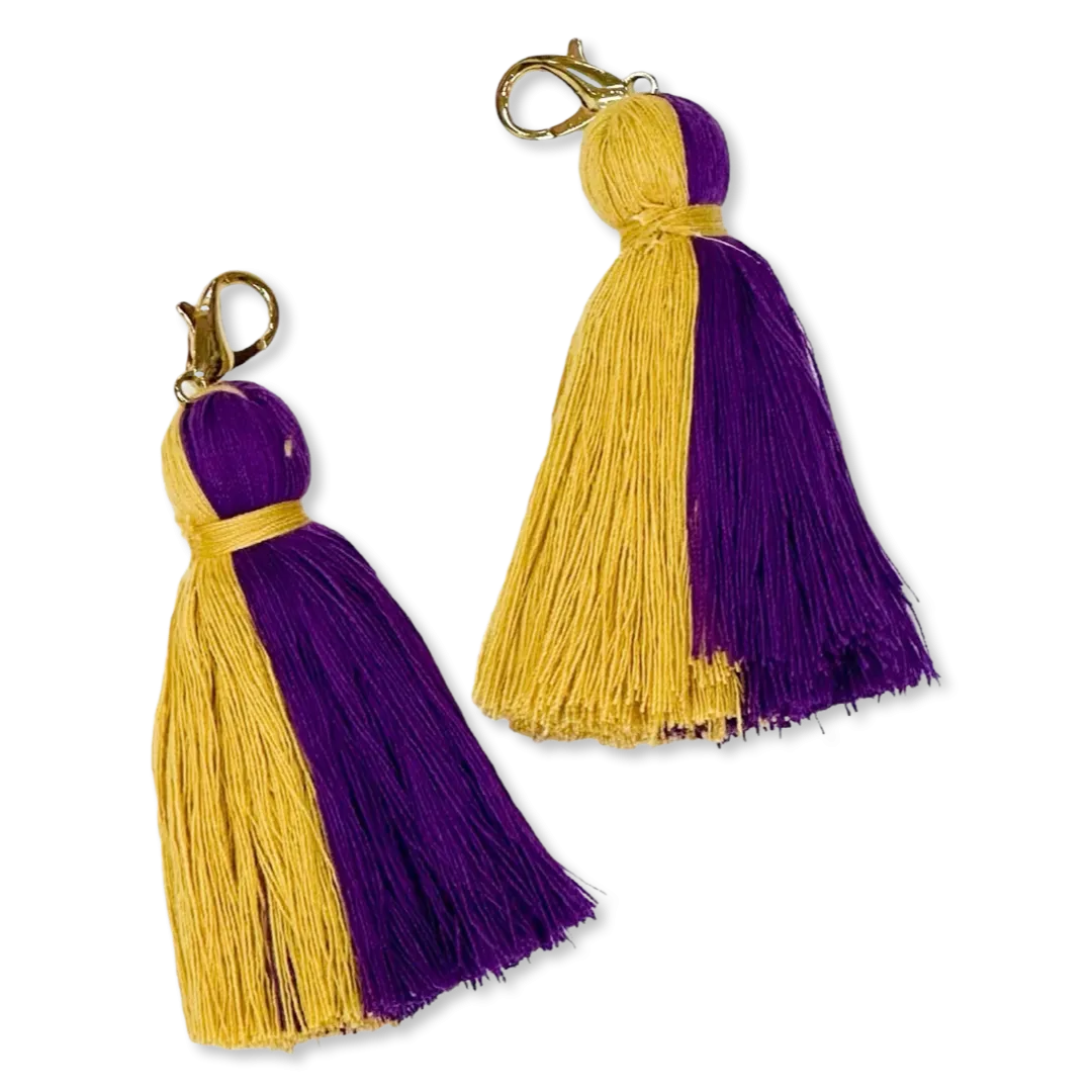 BS Tassel Set - Purple/Gold