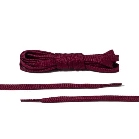 Burgundy Flat Laces - Classic