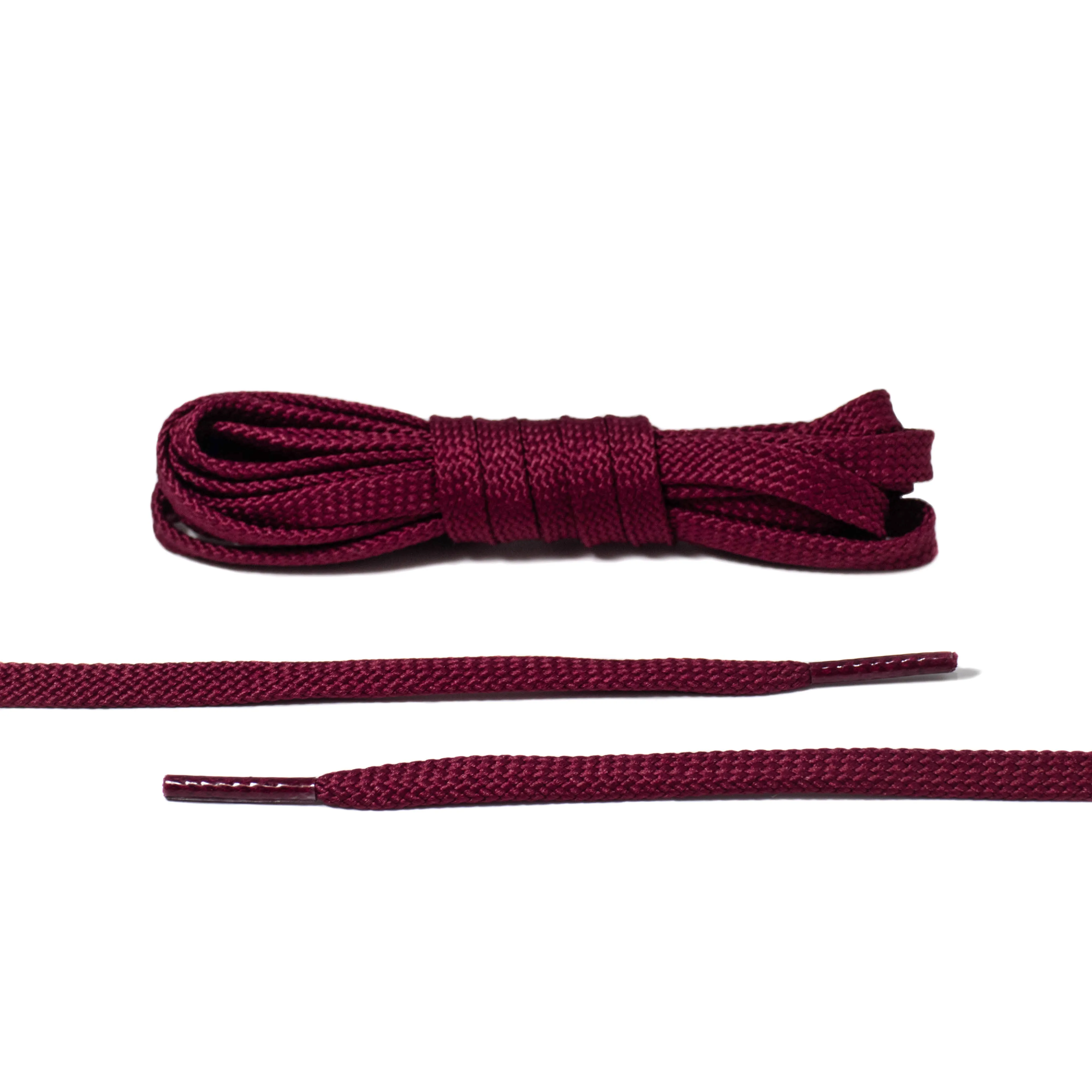 Burgundy Flat Laces - Classic