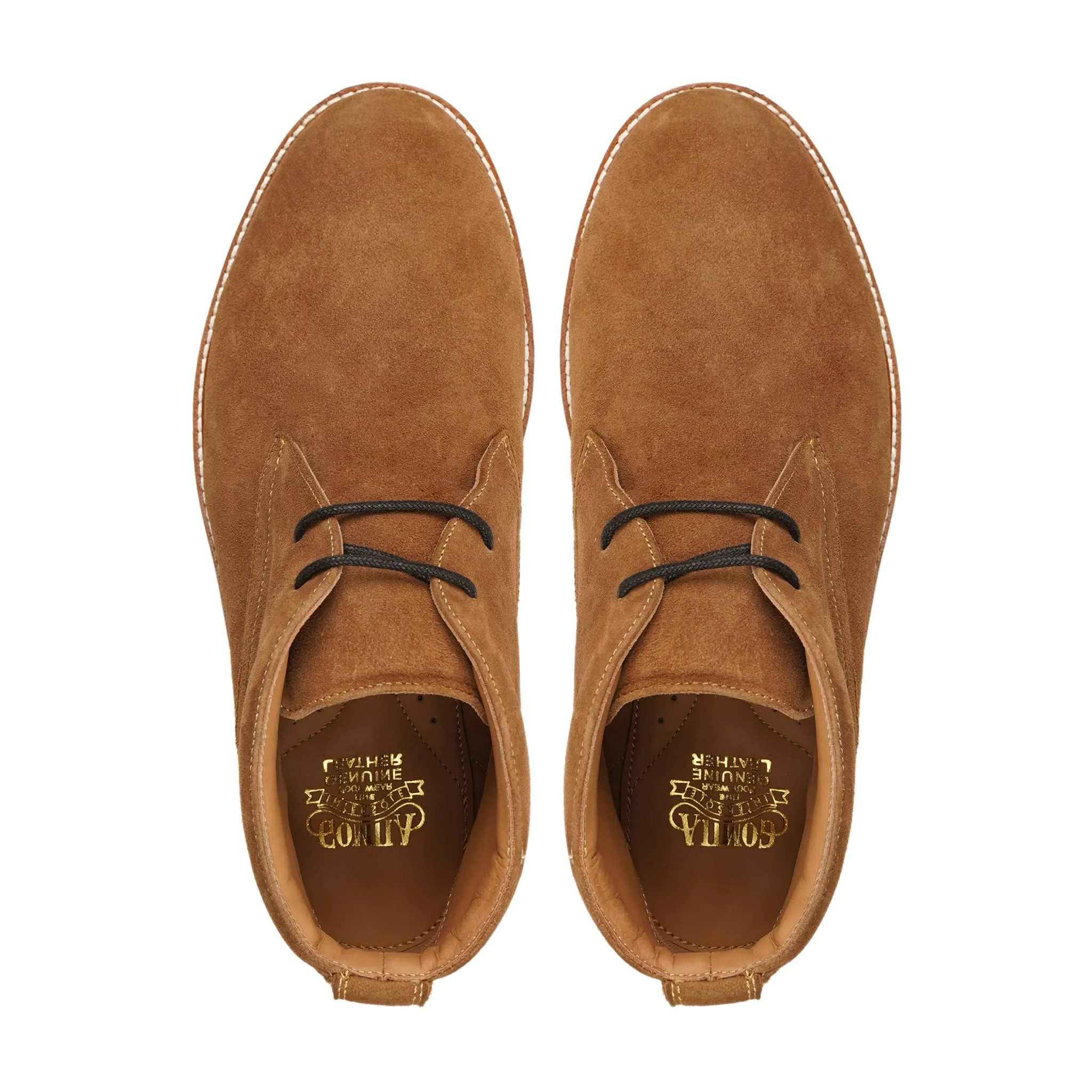 Cadmonix - Men's Camel Kid Suede Chukka Boot