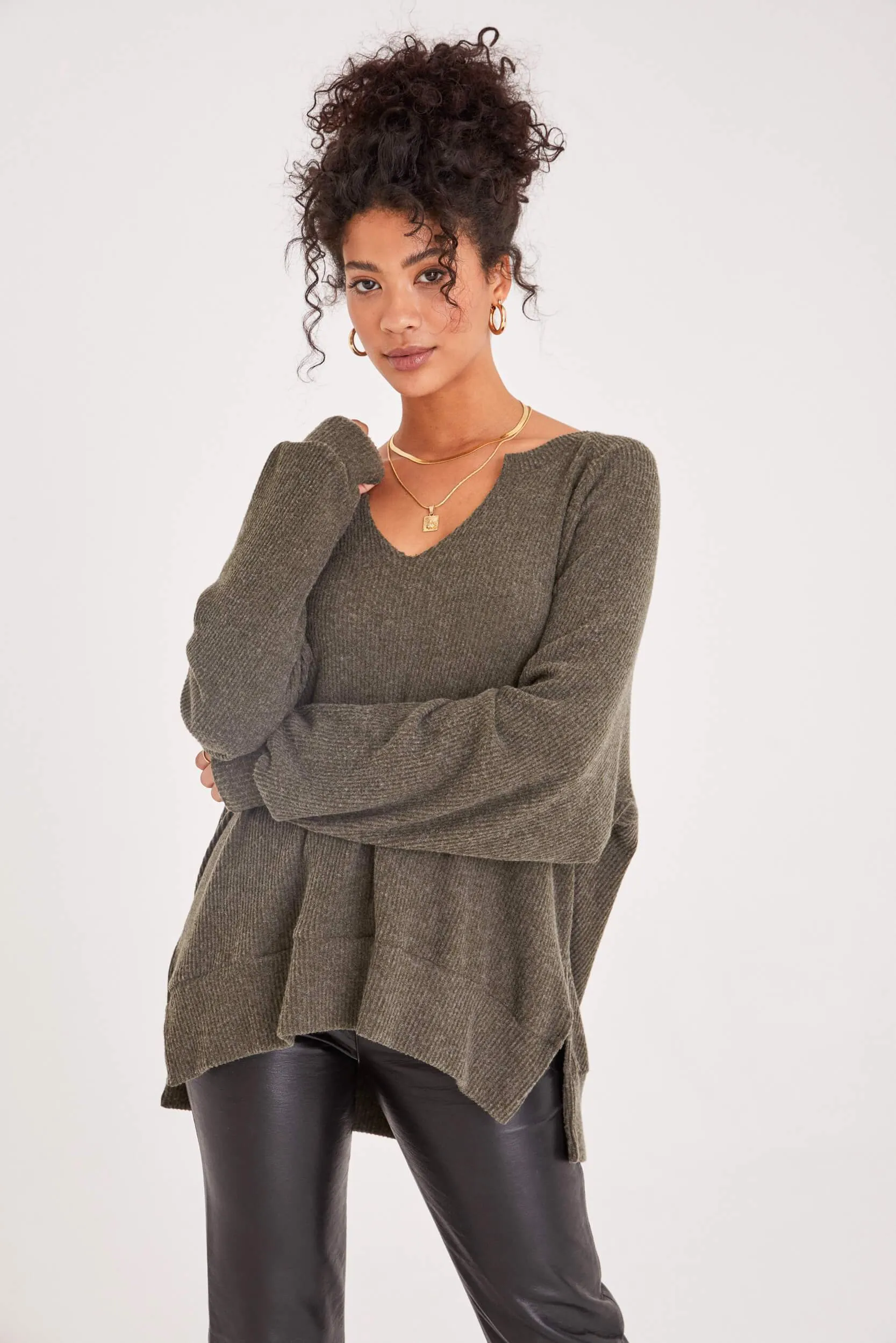 Calla Notch Cozy Tunic