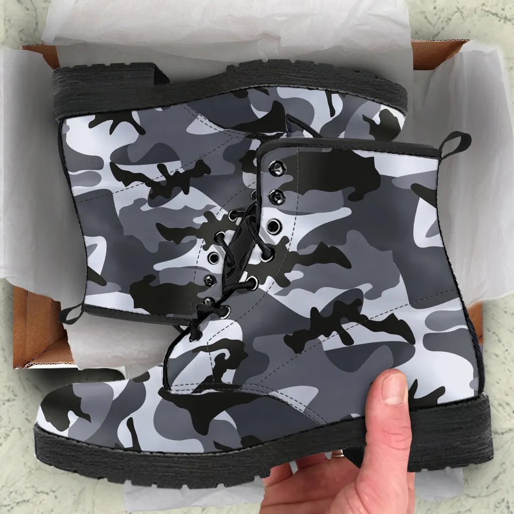 Camo Vegan Boots