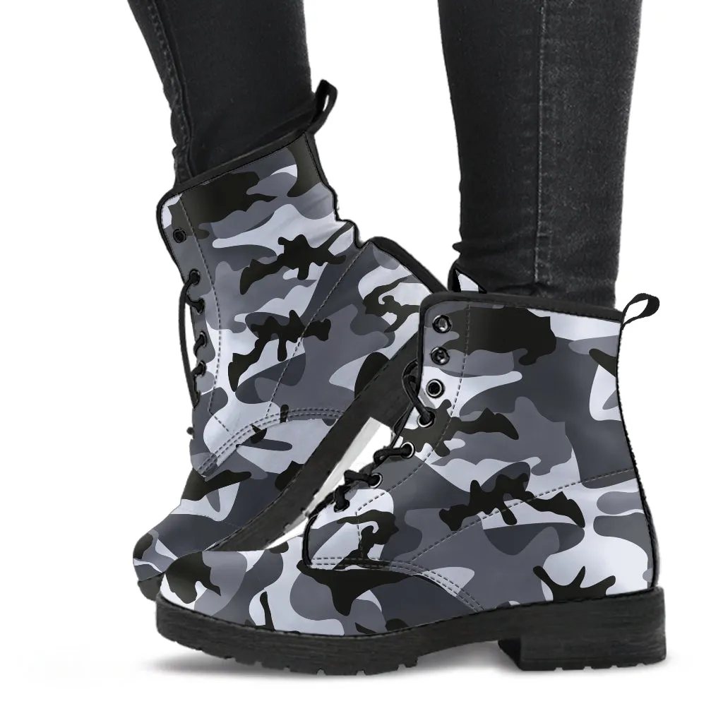 Camo Vegan Boots