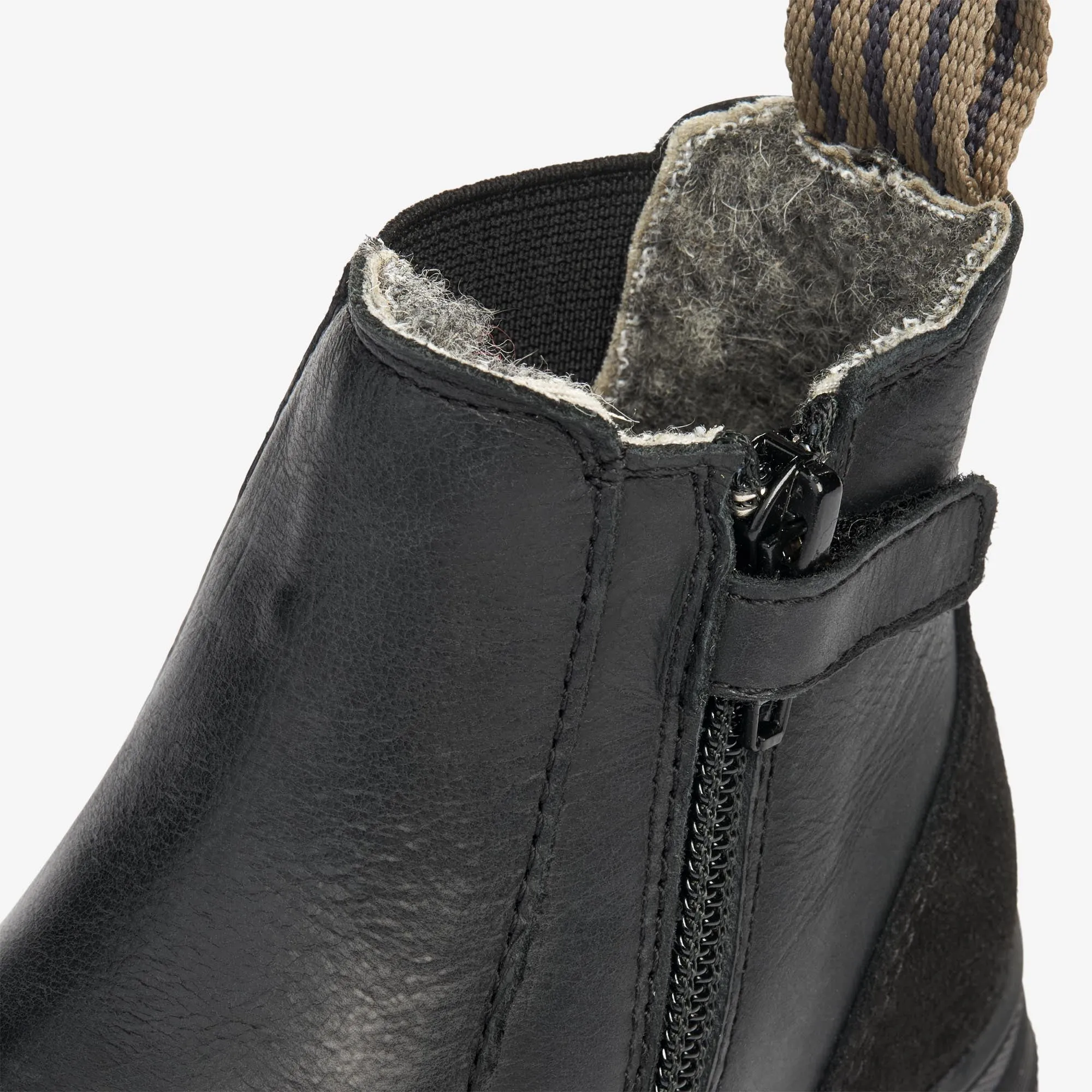 Chai Wool Chelsea Tex - black