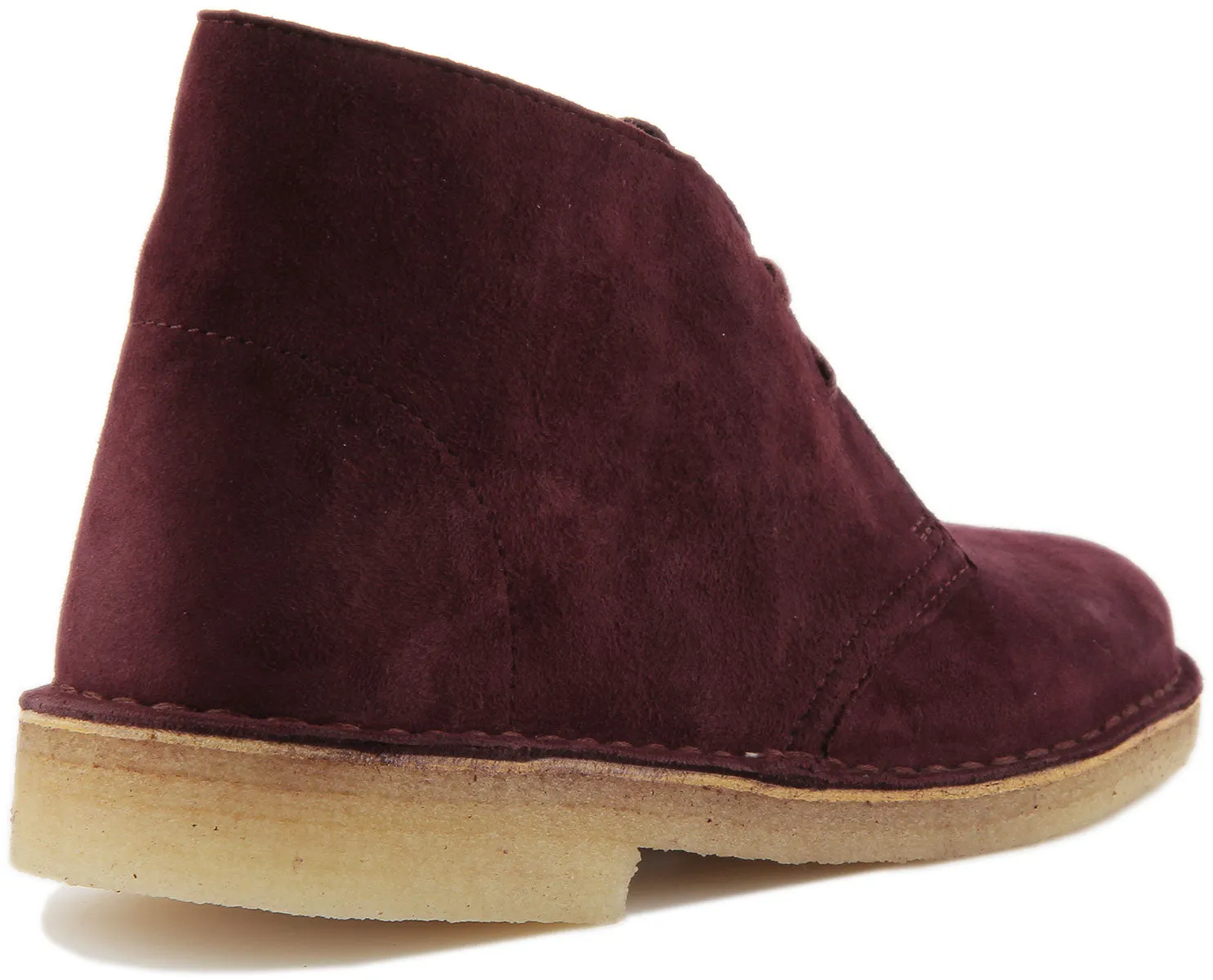 Clarks Originals Desert Boots In Purple For Women