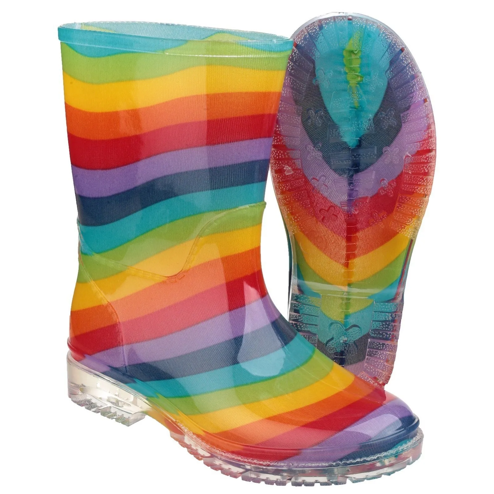 Cotswold PVC Rainbow Wellington Boots