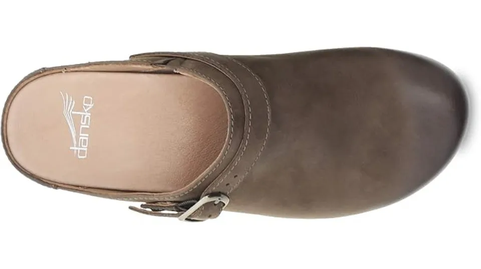 Dansko Berry Mushroom Burnished Nubuck Leather Clog