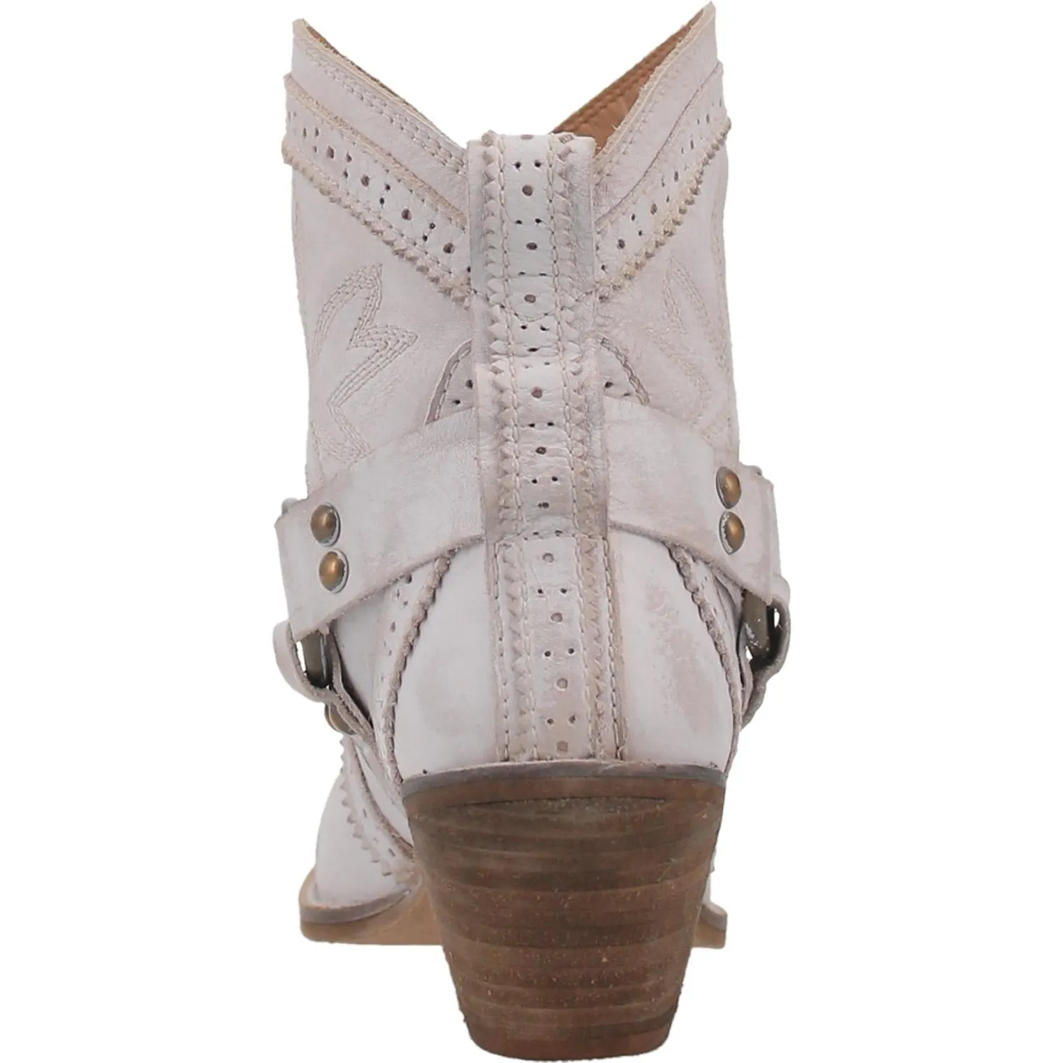 *DISCONTINUED* | Dingo | Gummy Bear Leather Cowboy Boots in Off White - Last Chance Size 9