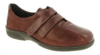 Easy B Europe Ladies Double Velcro Shoe 78992B