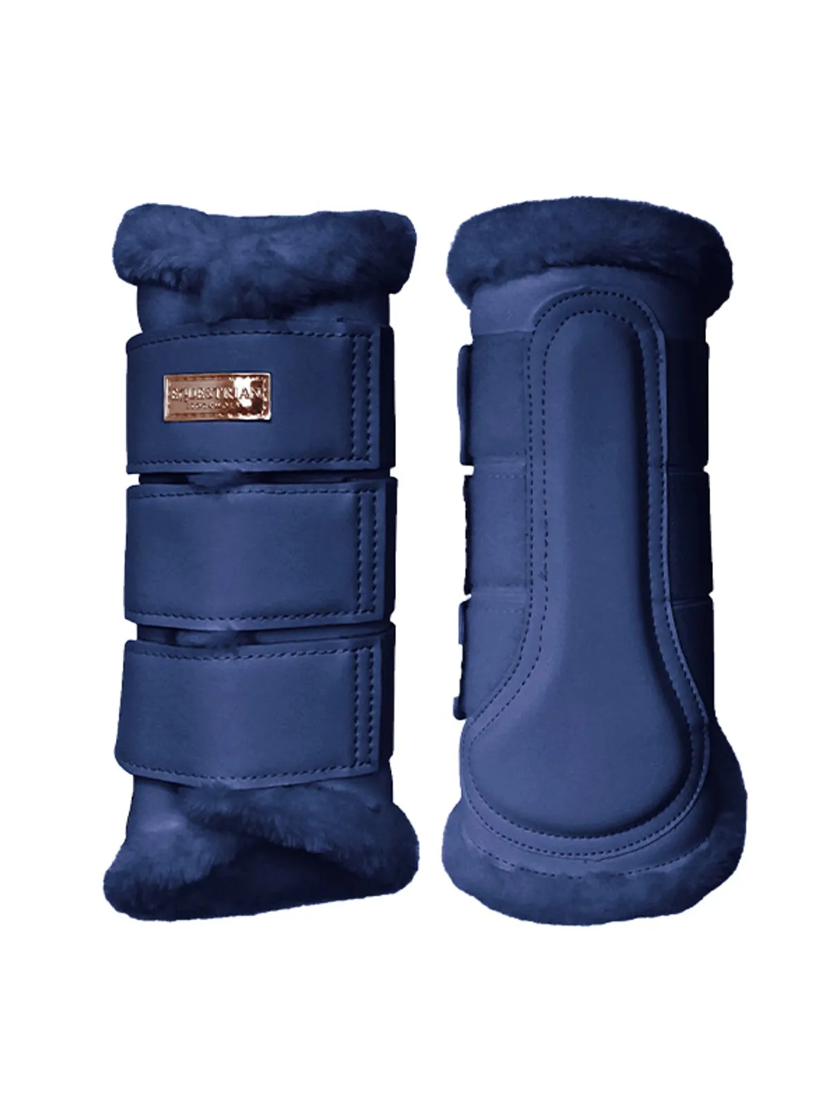 EQUESTRIAN STOCKHOLM LAGOON BLUSH BRUSHING BOOTS