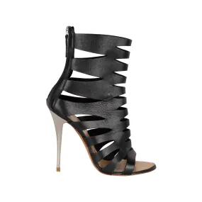 Giuseppe Zanotti Cutout Peep-toe Ankle Boots - '10s