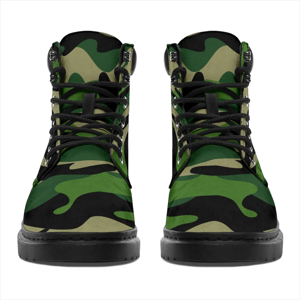 Green Camo - All Season Boots