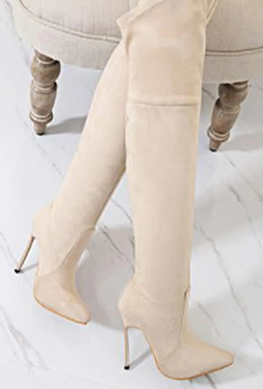 HANNAH - OTK SUEDE BOOTS