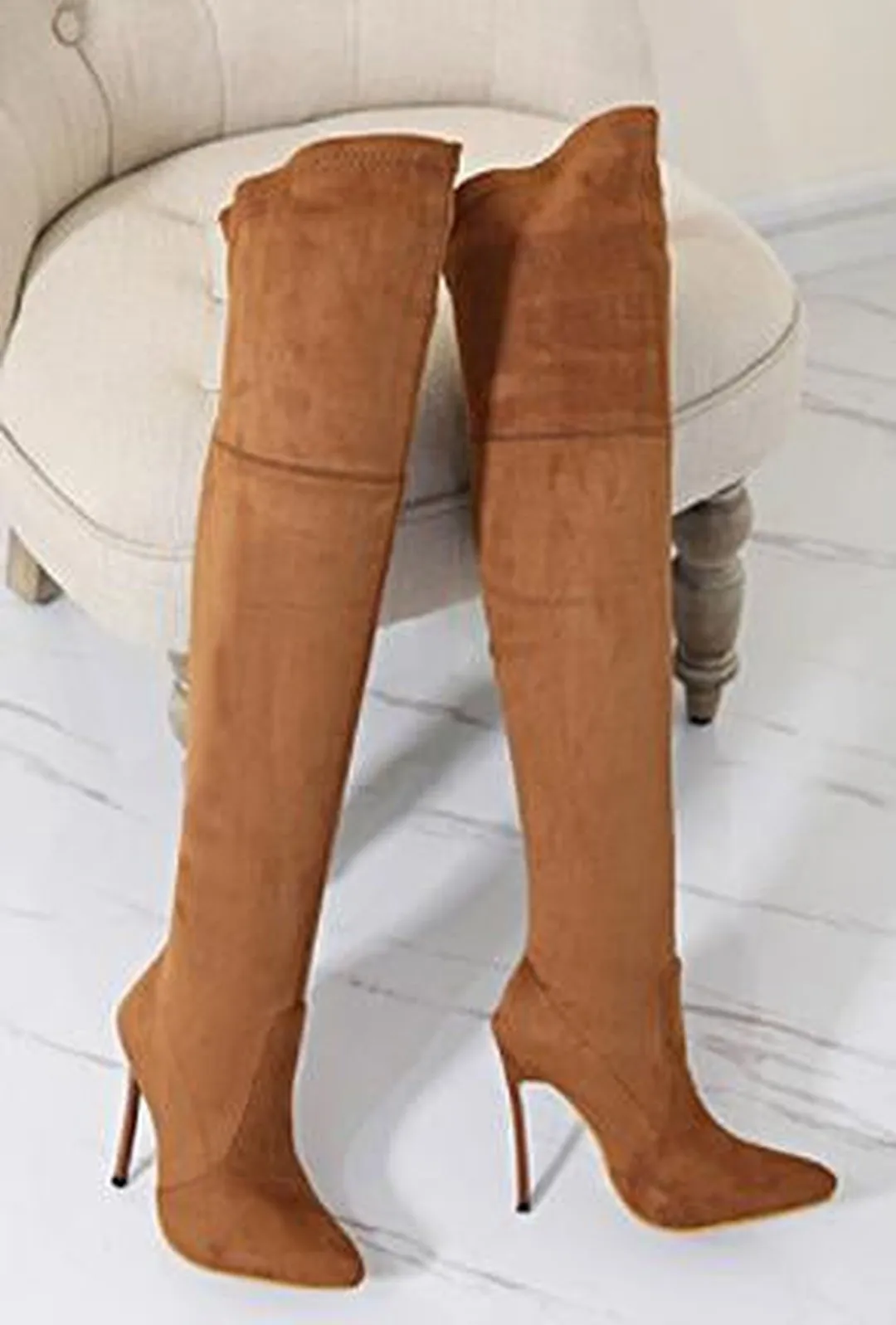 HANNAH - OTK SUEDE BOOTS