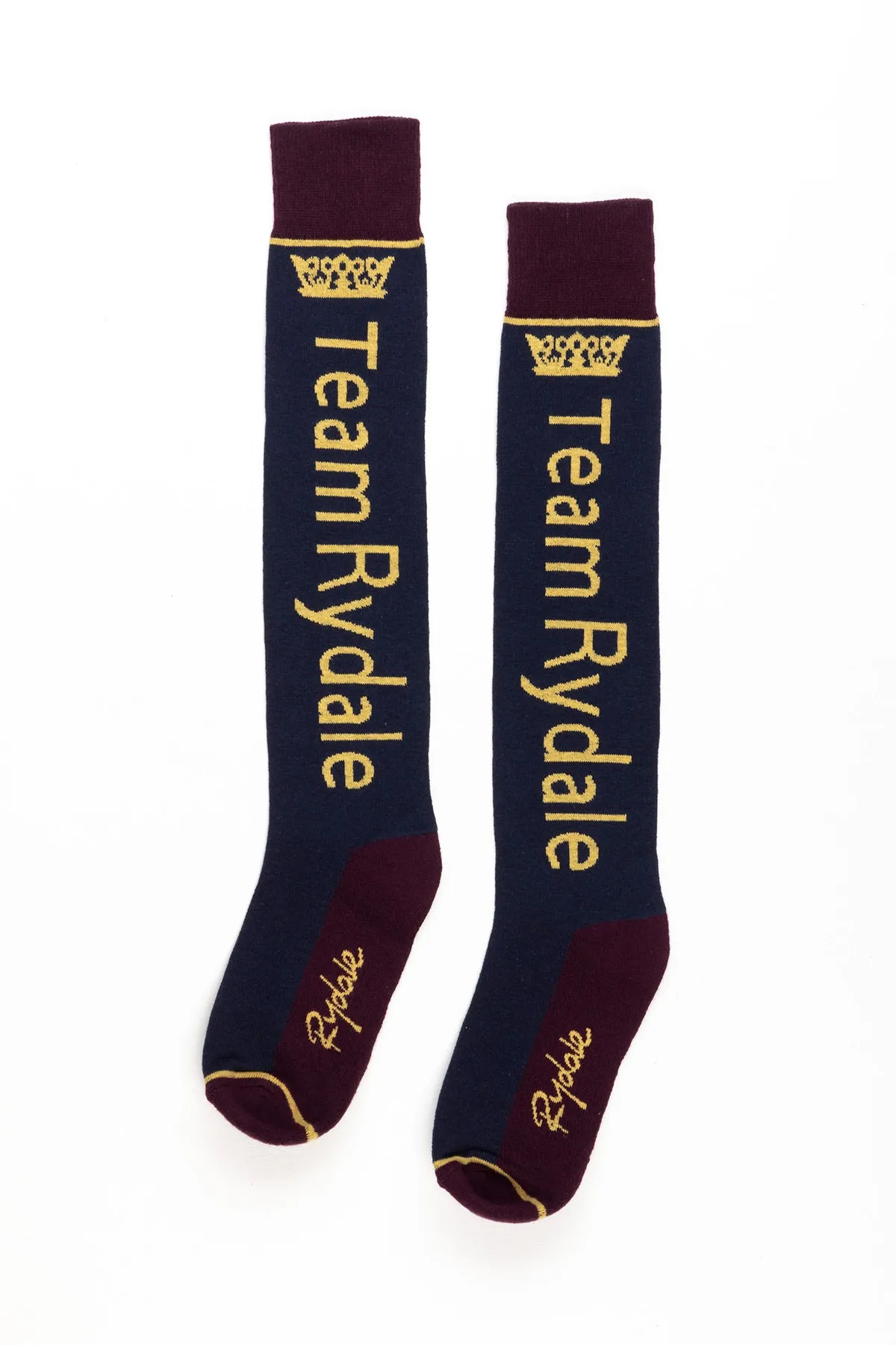 Ladies Team Rydale Knee Length Riding Socks