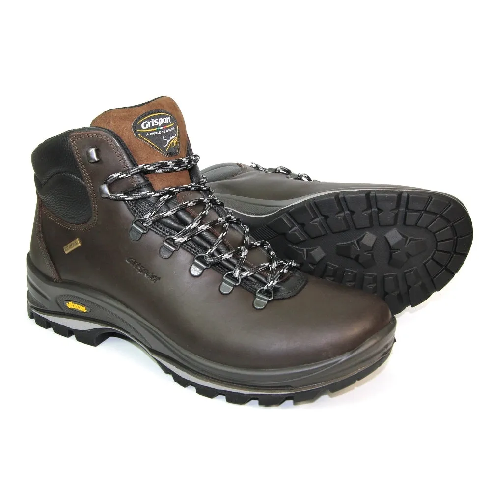 Mens Walking Boots Grisport Fuse Brown Waterproof Vibram Soles