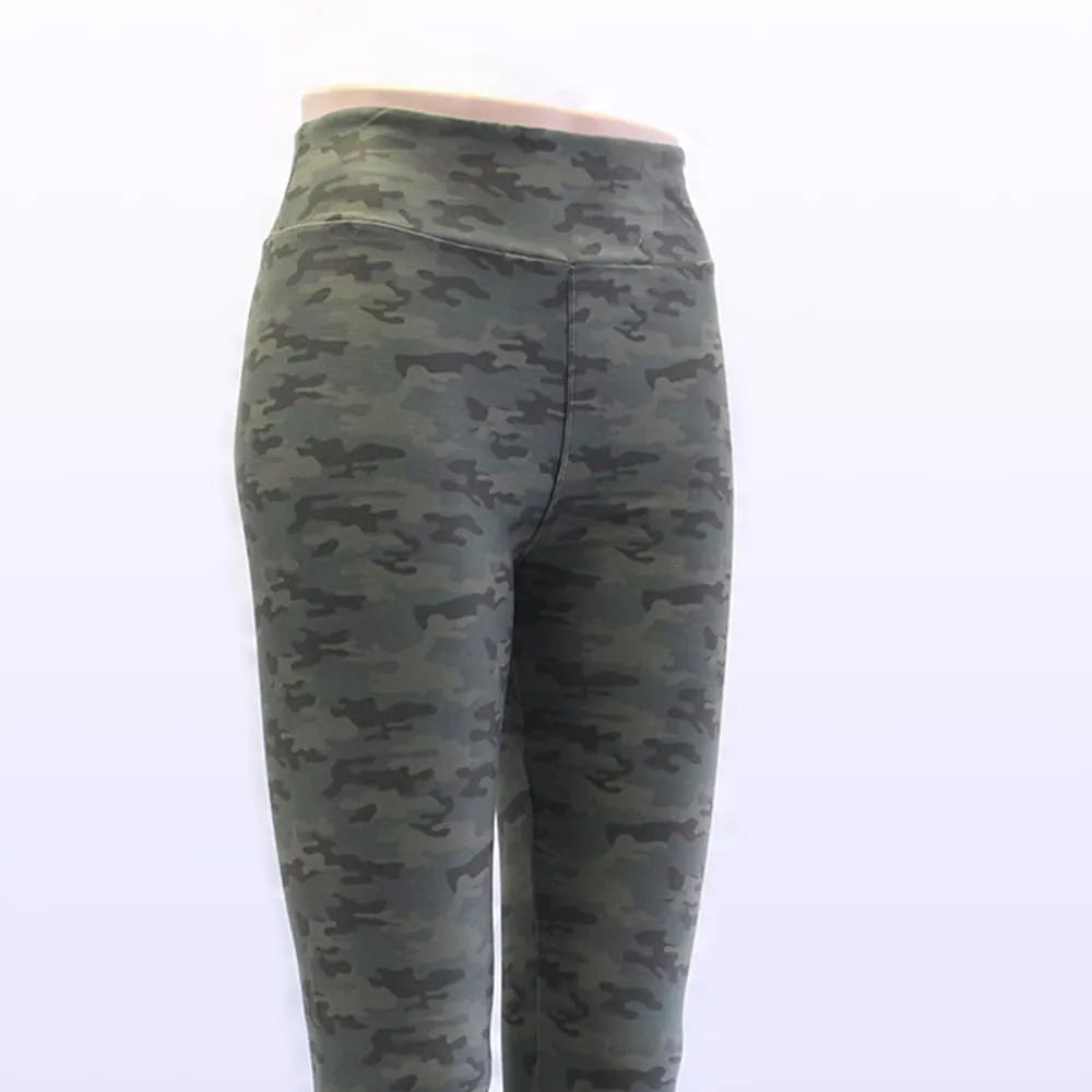 Olive Camo Leggings