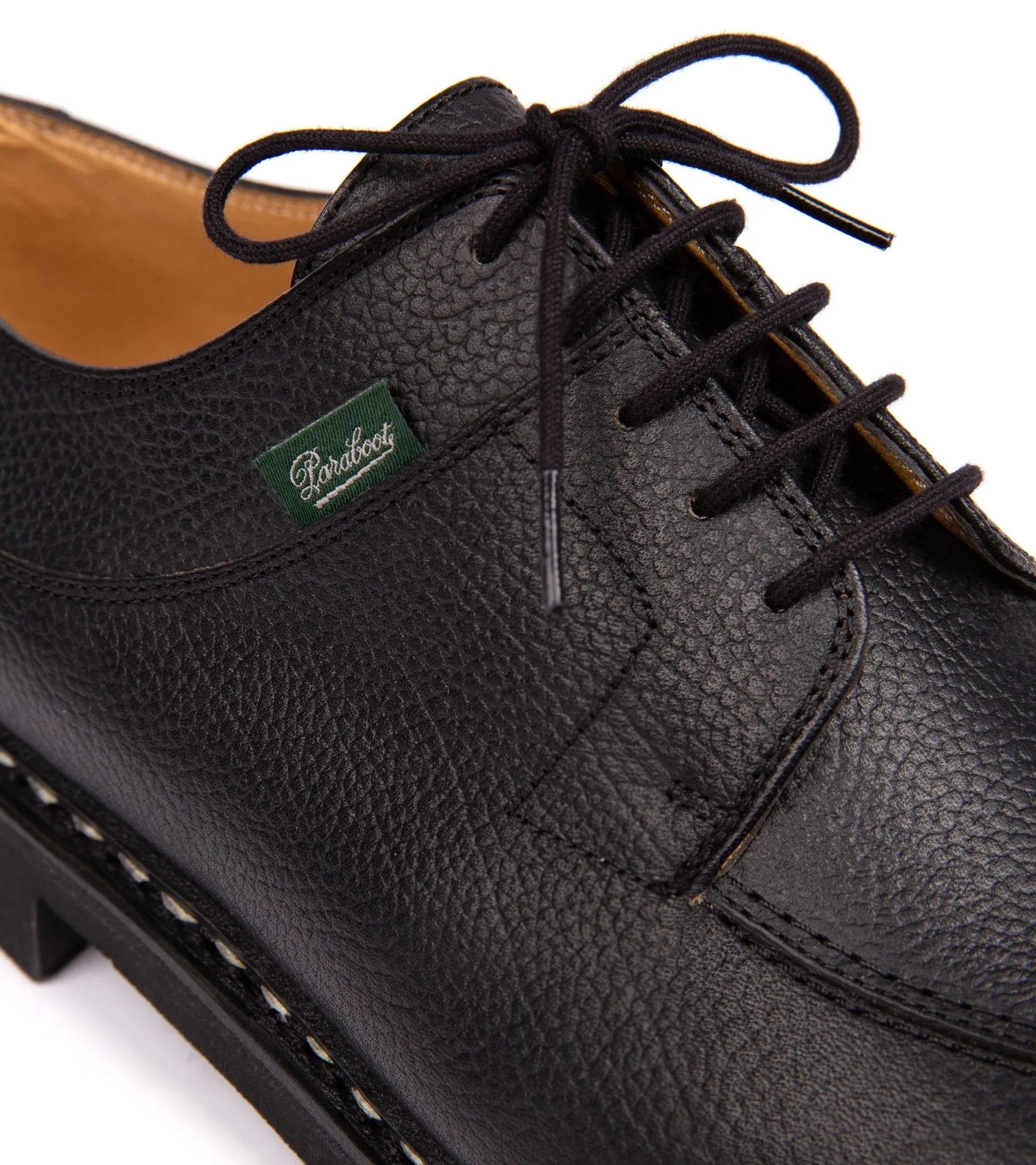 Paraboot Avignon Grain Leather Shoe: Noir