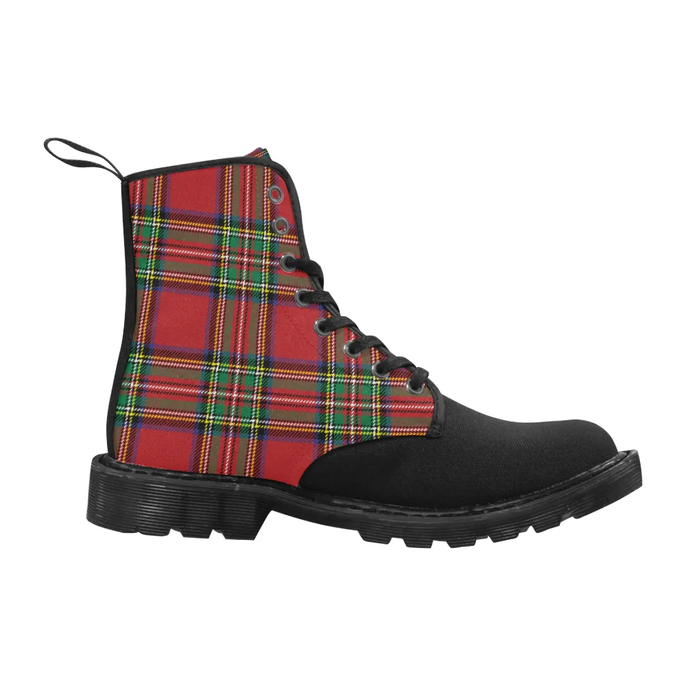 Royal Stewart Combat Boots - black