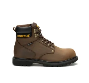 Second Shift Men's Steel-Toe Work Boots Wp Dark Brown