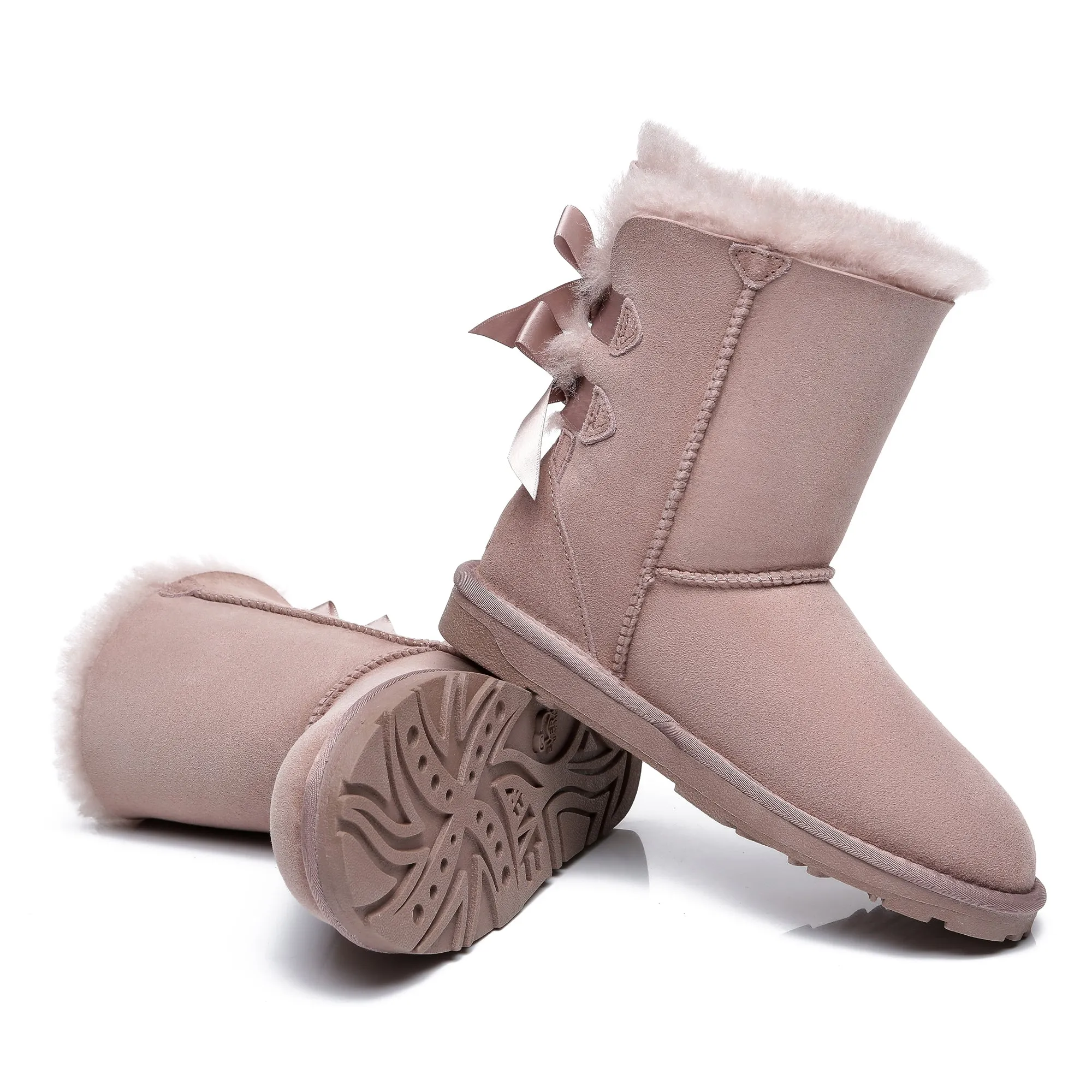 Short Double Bow Women UGG Boots