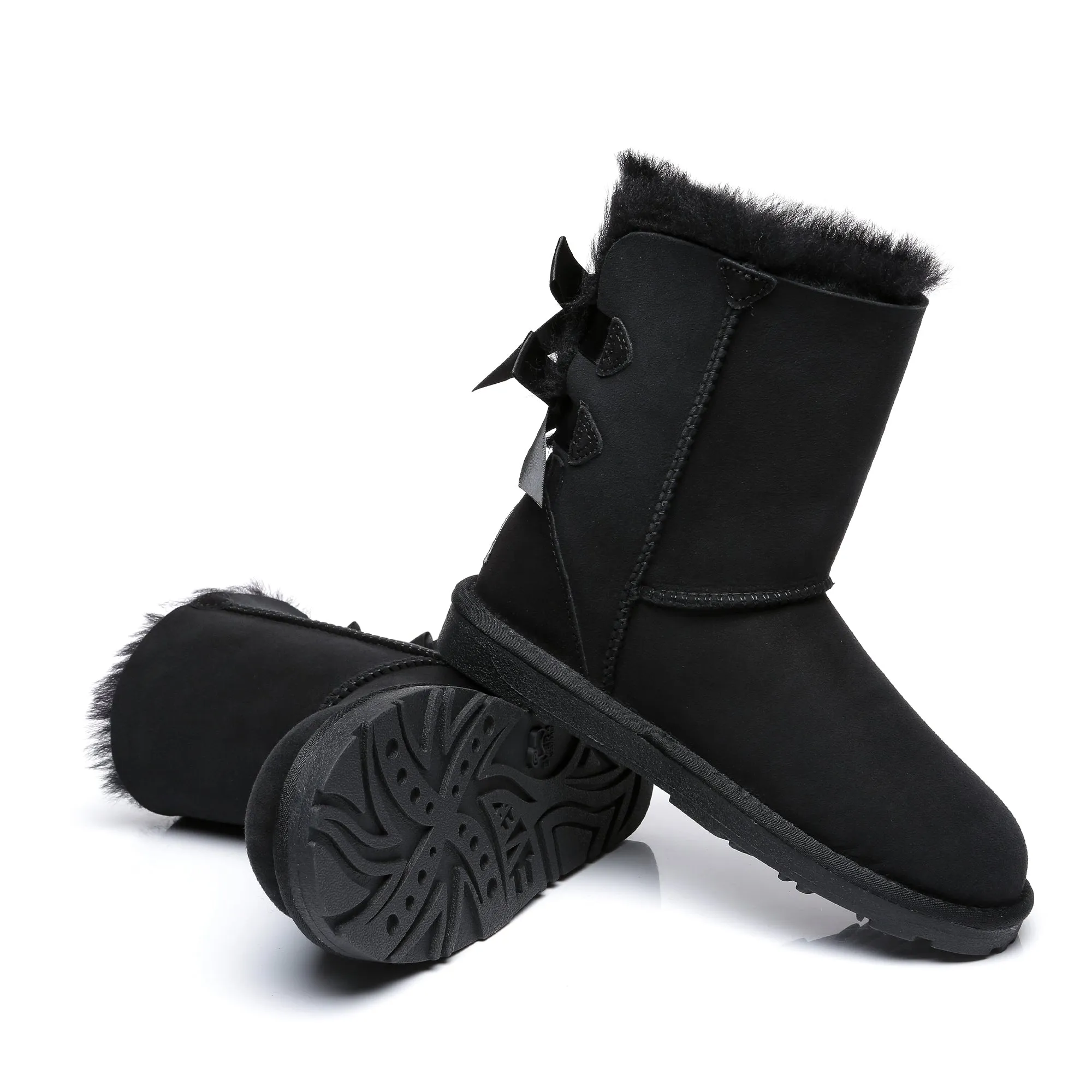 Short Double Bow Women UGG Boots