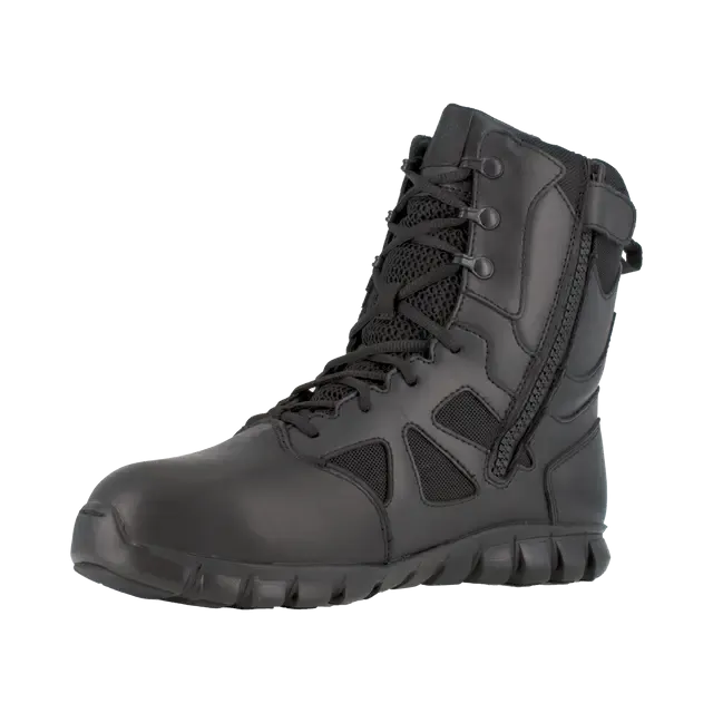 Sublite Cushion 8 Inch Composite-Toe Tactical Work Boot Black