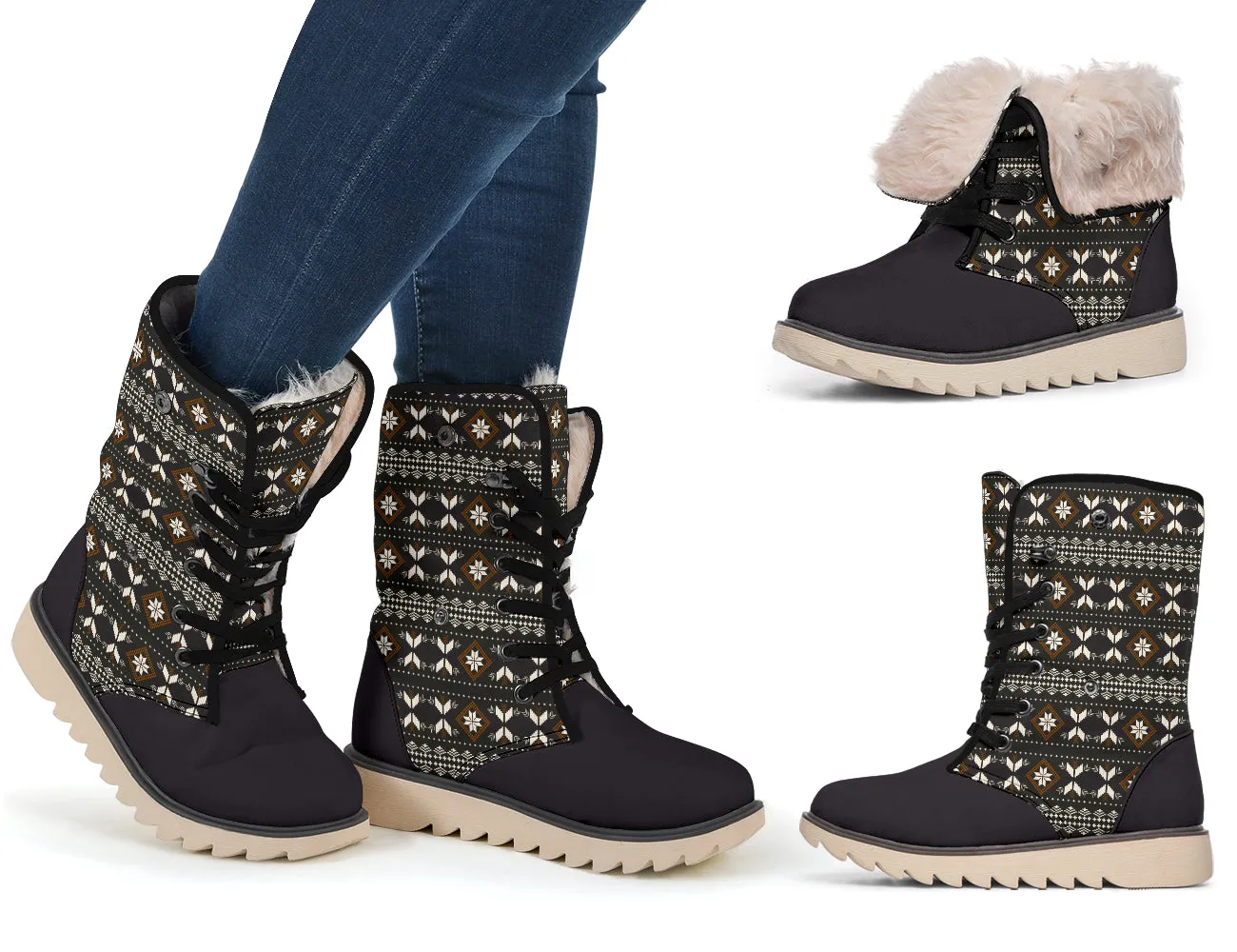 Tribal Polar Boots