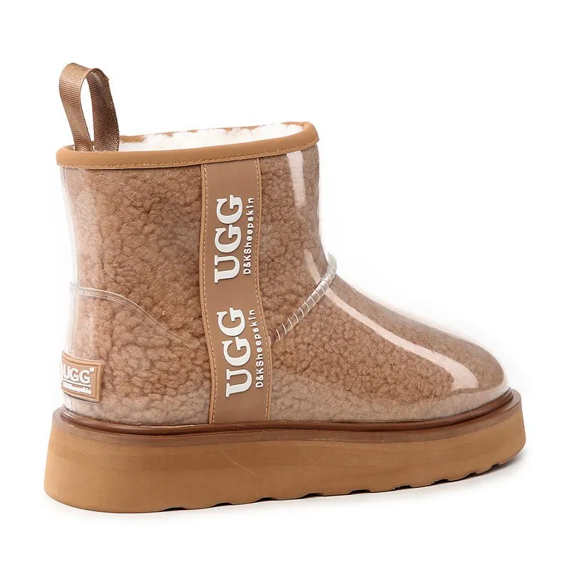 UGG Platinum Coated Rain Boots