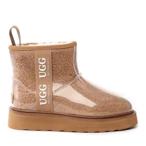 UGG Platinum Coated Rain Boots