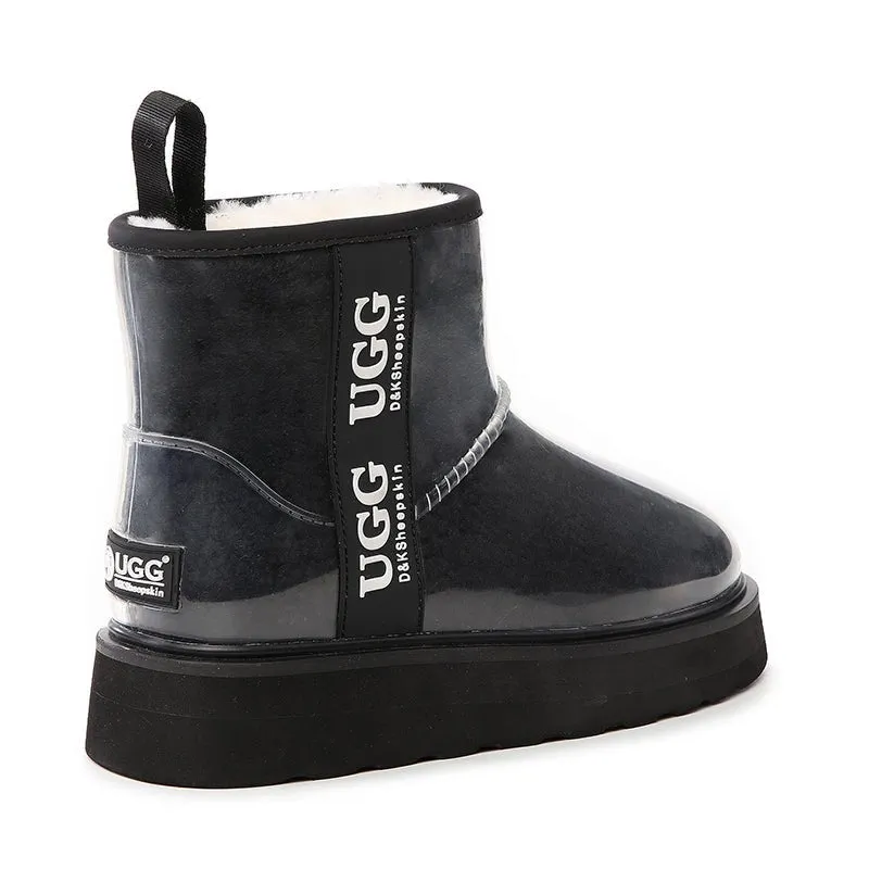 UGG Platinum Coated Rain Boots