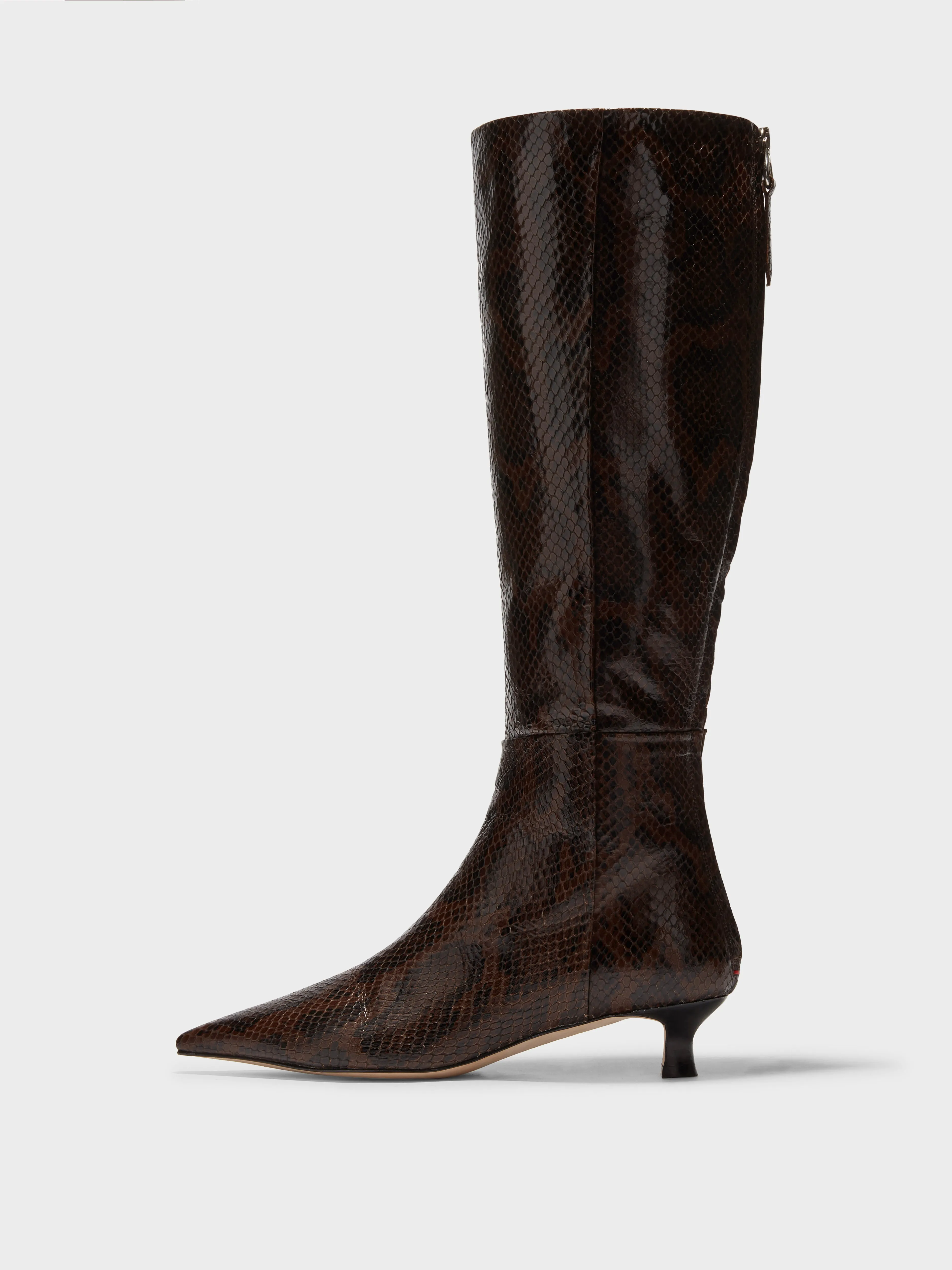 Zazie Leather Knee-High Boots